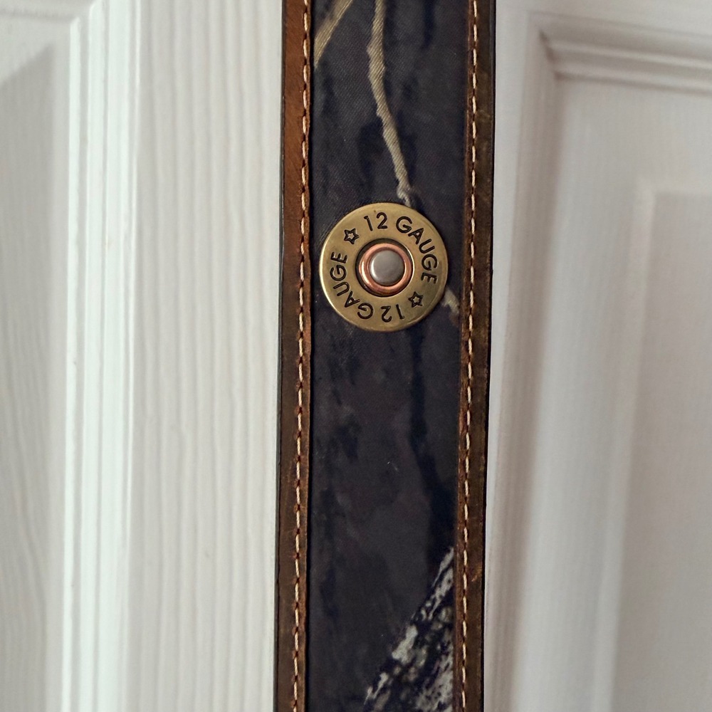 Nocona Belt Co Mens 44 Brown Leather Camo  Belt N24998222 - Picture 4 of 10